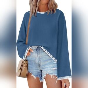 ZESICA Women's Oversized Long Sleeve Sweaters